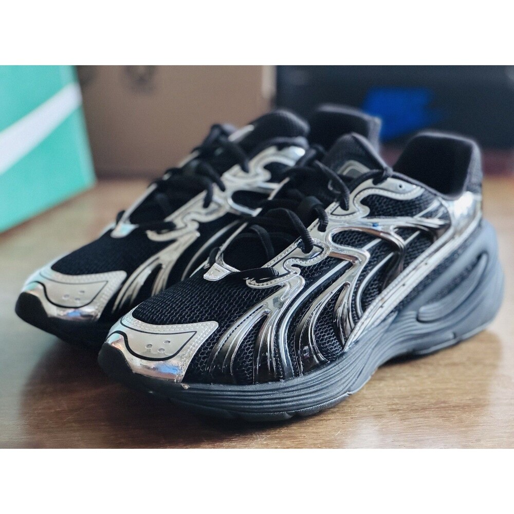 Men’s Size 12 Puma Inverse Dimension Black Silver 402946-01 NIB